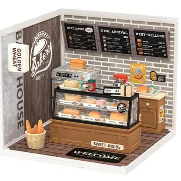 Robotime Model Kits > Other Model Kits Golden Wheat Bakery Rolife Diy Miniature House 6946785118988 DW005