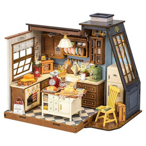 Robotime Model Kits > Other Model Kits Rolife: DIY Miniature House - Baking Kitchen 6946785123821 ROEDG172