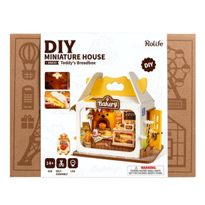 Robotime Model Kits > Other Model Kits Teddy's Breadbox Robotim Rolife Diy Miniature House 6946785119664 DS033