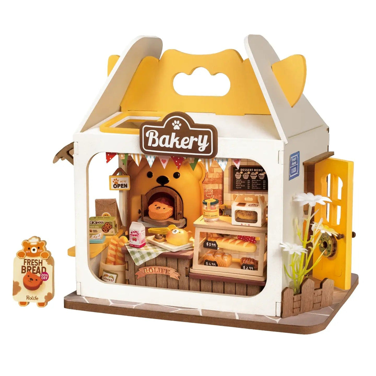 Robotime Model Kits > Other Model Kits Teddy's Breadbox Robotim Rolife Diy Miniature House 6946785119664 DS033