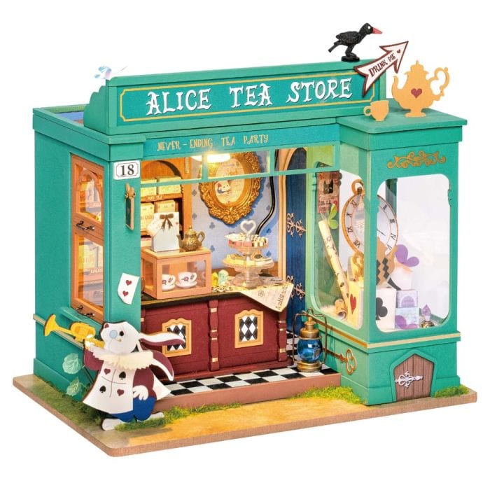 DIY Miniature Alice Tea Store