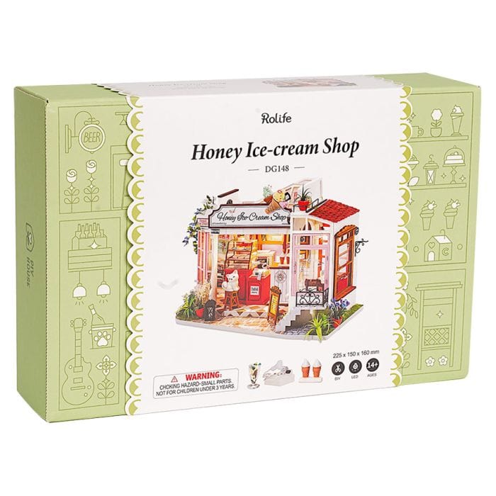 DIY Miniature House: Honey Ice-Cream Shop