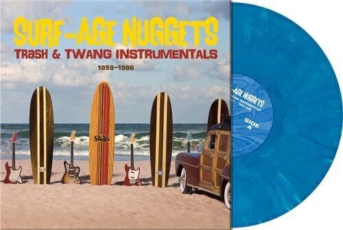 Rockbeat Records Music > Vinyl Records Various Artists - Surf-Age Nuggets: Trash & Twang Instrumentals (Indie Exclusive, Limited Edition, Colored Vinyl, Blue, Marble) 810177222729 RKBR722272.1