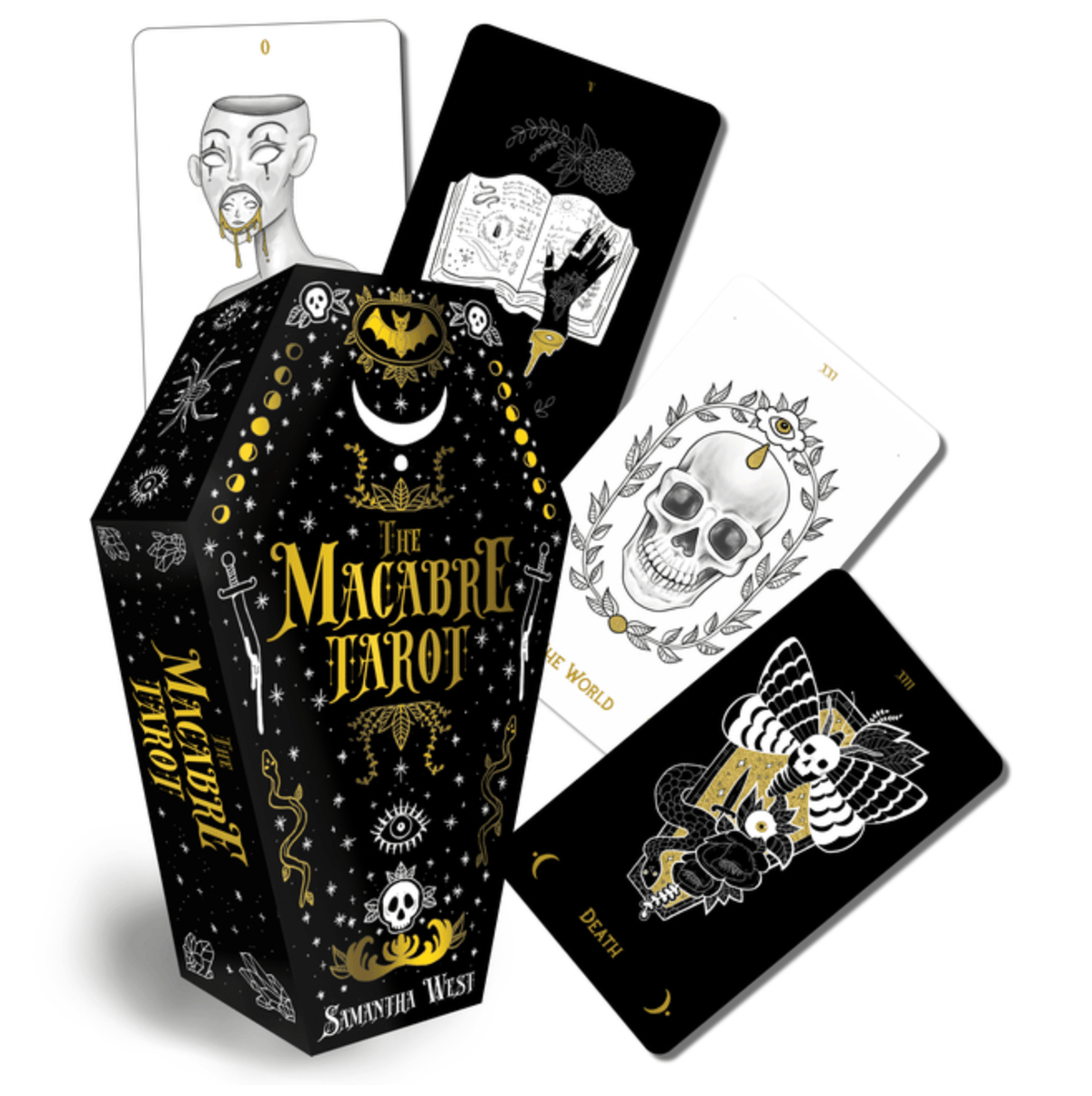 Rockpool Publishing Tarot Cards The Macabre Tarot 9781925946734 ING-9781925946734