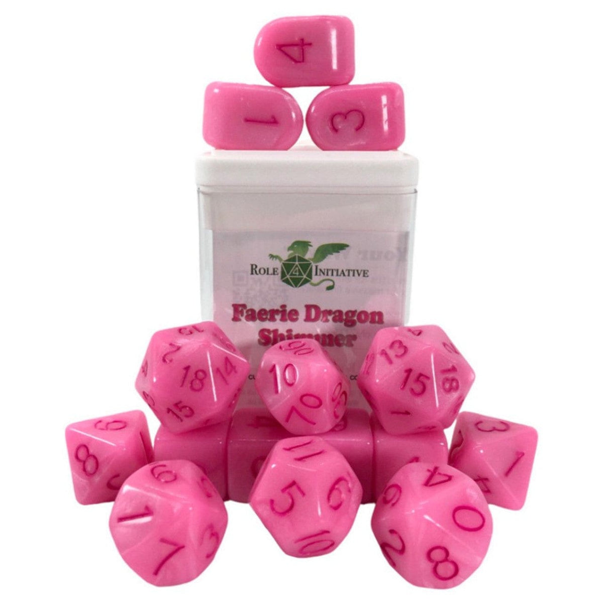 Role 4 Initiative: Polyhedral Dice 15ct - Faerie Dragon Shimmer
