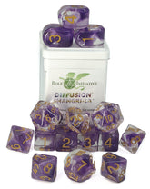 Role 4 Initiative Dice > Role 4 Initiative Polyhedral Dice: Diffusion Shangri-La - Set of 15 642896821170 R4I 50419-FC
