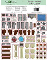 Role 4 Initiative Tabletop Games > Role-Playing Games > Accessories Role 4 Initiative: Dry-Erase Dungeon Dressings - The Crypt 609728424145 R4I-45104