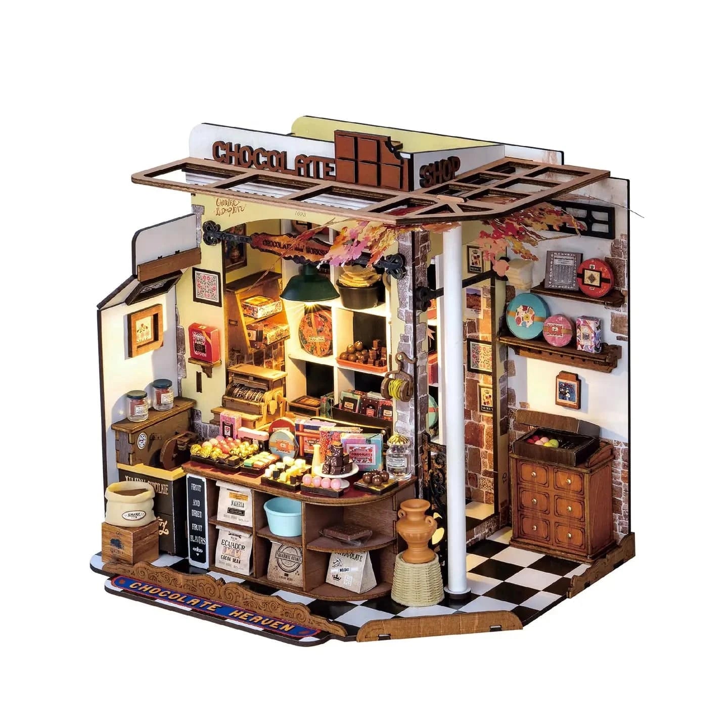 Rolife Model Kits > Other Model Kits Diy Miniature House Kit: Henry's Chocolate 810101581939 DG174