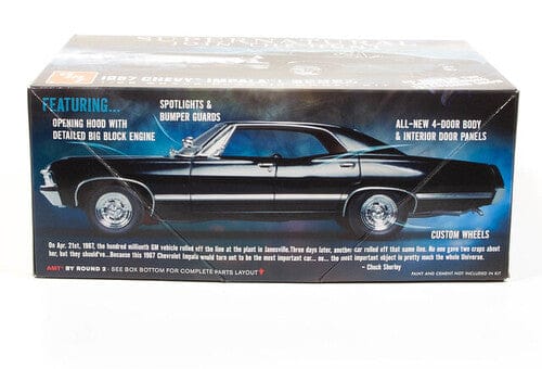 Round 2 Model Kits > Other Model Kits AMT: Supernatural - 1967 Chevy Impala 4Door 849398030035 RDTW30035
