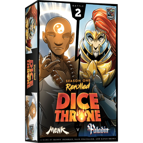 Dice Throne: Season One, Rerolled - Battle 2, Monk vs Paladin