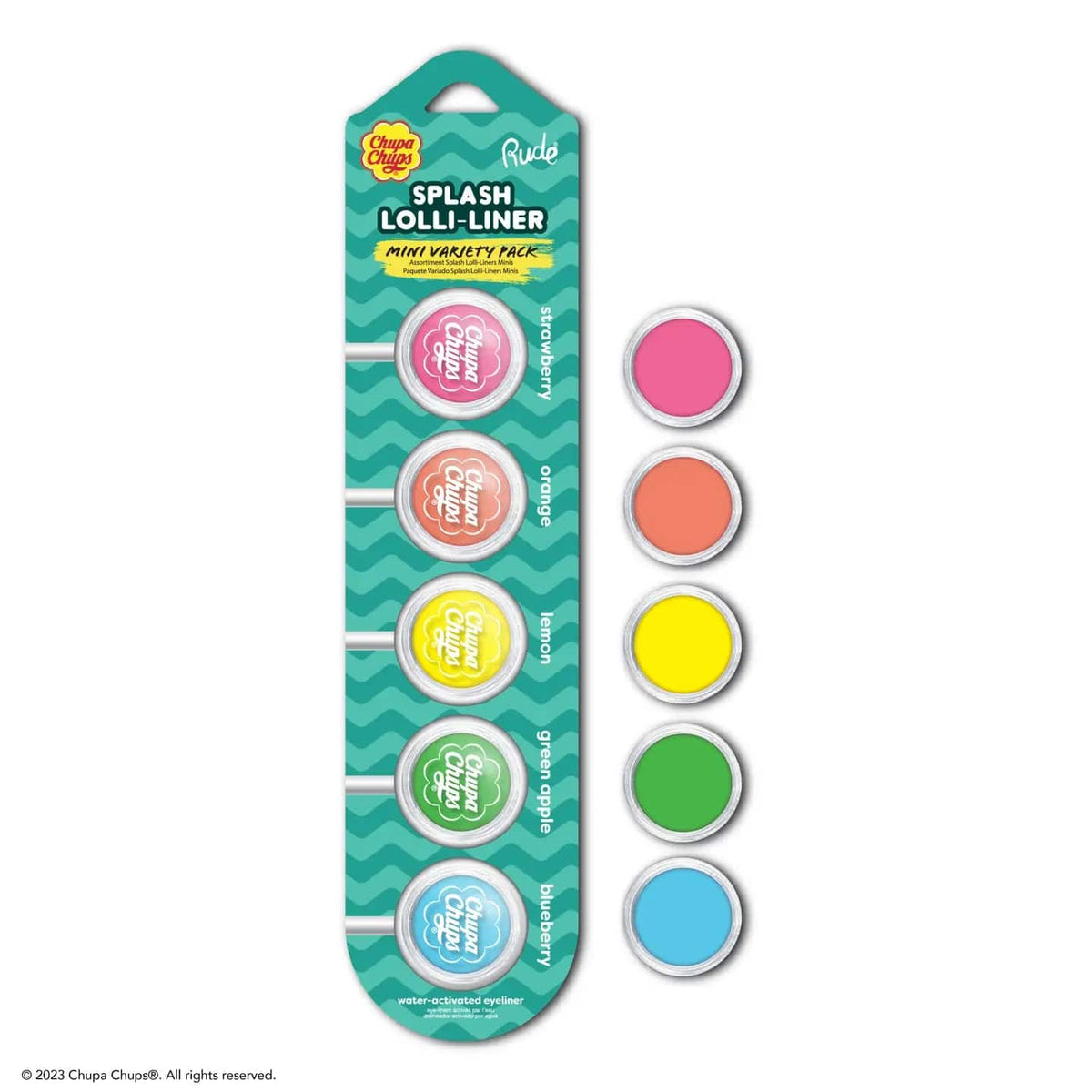 Rude Cosmetics Cosmetics > Eyeliner Chupa Chups Splash Lolli-Liner Mini Variety Pack 810079384266 38426