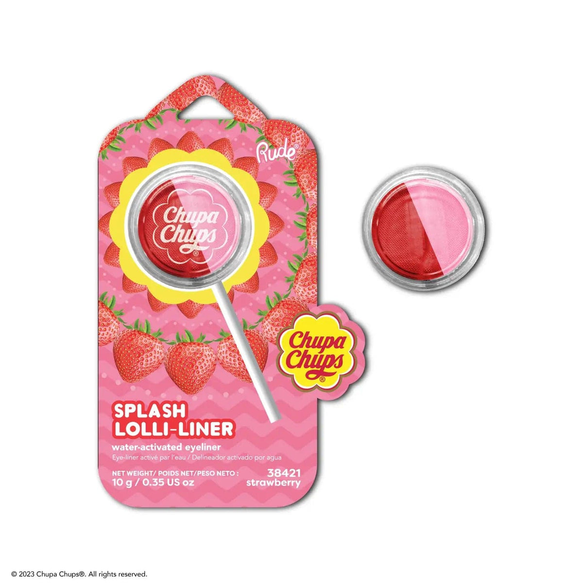 Rude Cosmetics Cosmetics > Eyeliner Strawberry Chupa Chups Splash Lolli-Liner 810079384211 38421