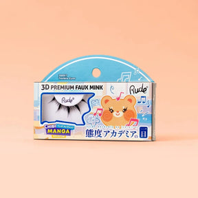 Rude Cosmetics Cosmetics > False Lashes Twinkle Eyes Rude Cosmetics: 3D Premium Faux Mink Lashes - Chibi Manga 810079388974 38897