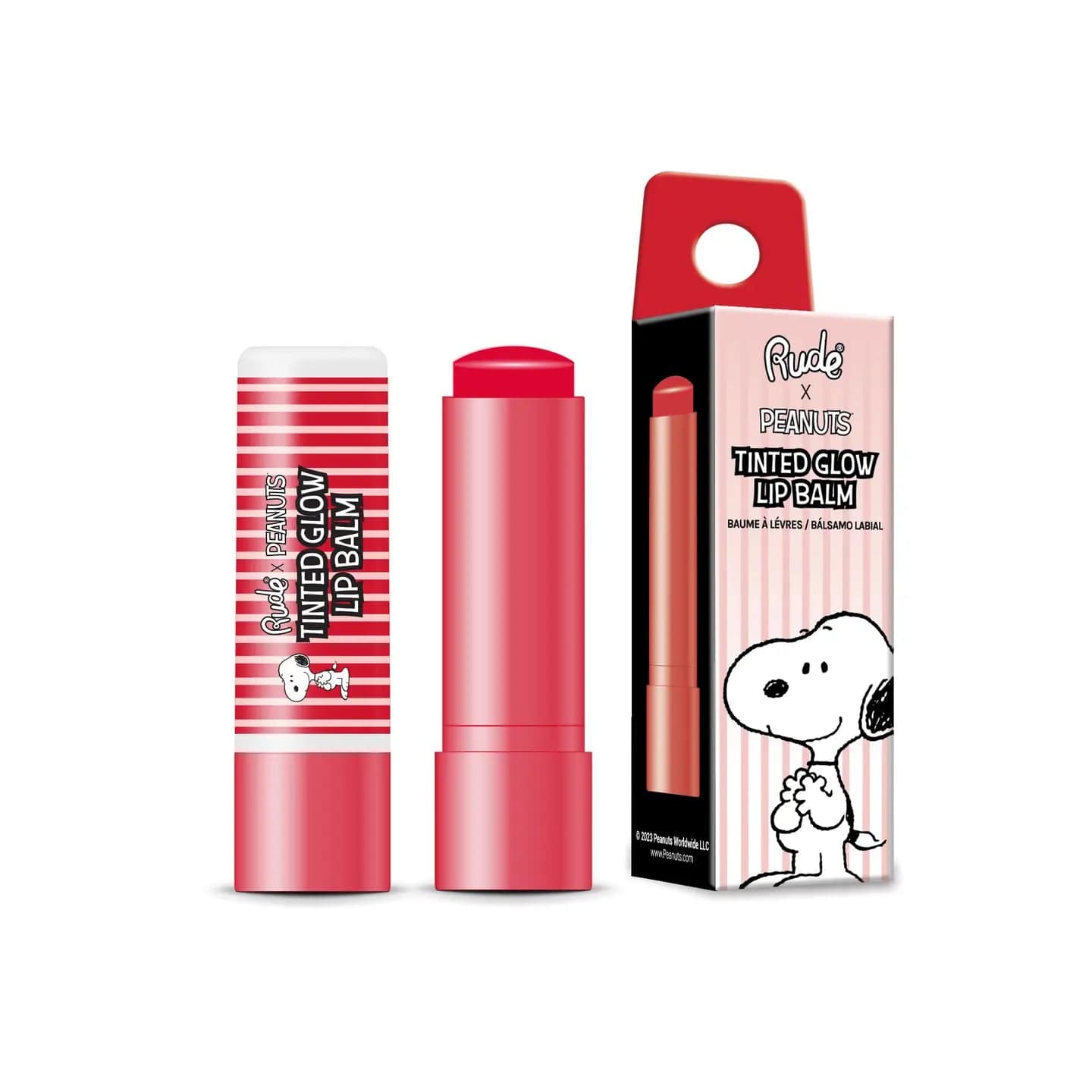 Rude Cosmetics Cosmetics > Lip Balm Snoopy - Muted Red Peanuts Tinted Glow Lip Balm 97624828 38489