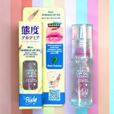 Rude Cosmetics Cosmetics > Lip Oil Rude Cosmetics - Manga Sparkle Lip Oil - mint 810079382705