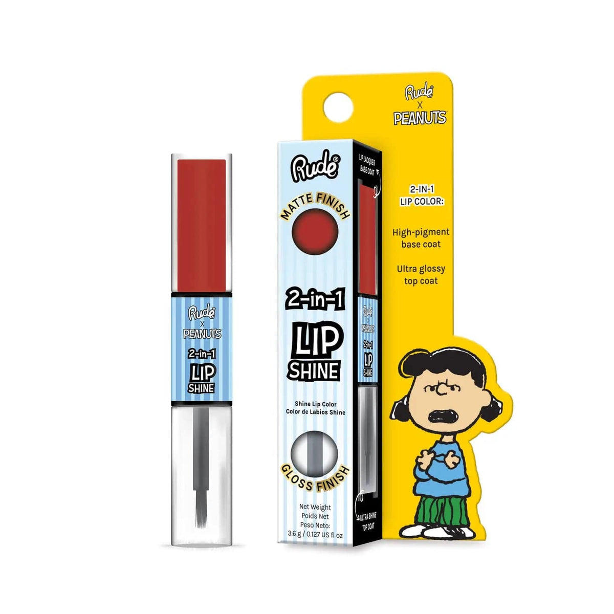 Rude Cosmetics Cosmetics > Lips Crabby Peanuts 2-in-1 Lip Shine 810079384822 38482