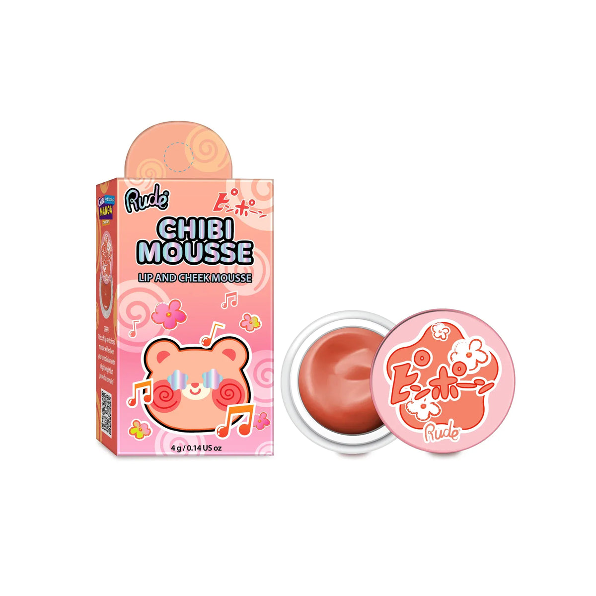 Rude Cosmetics Cosmetics > Mousse Fuzzy Rude Cosmetics: Chibi Manga Collection - Mousse 810079388721 38872