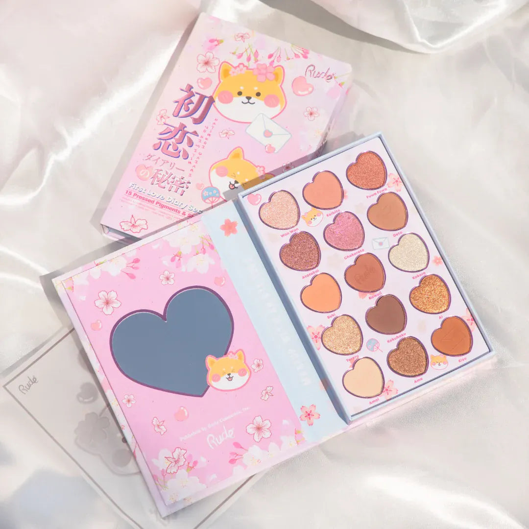 Rude Cosmetics Cosmetics > Palettes Rude Cosmetics: Chibi Manga Collection - First Love Diary Secrets 810079387076 38707