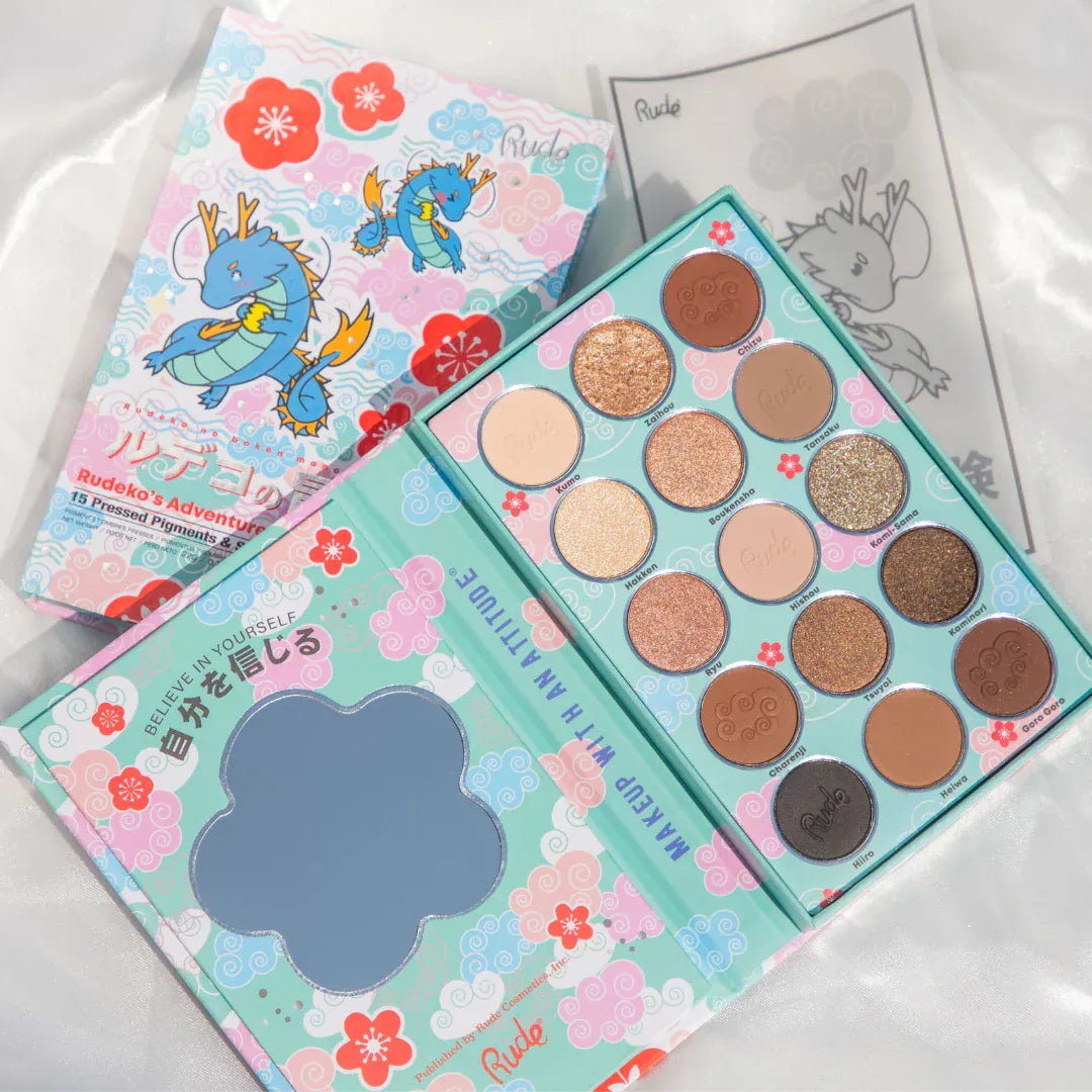 Rude Cosmetics Cosmetics > Palettes Rude Cosmetics: Chibi Manga Collection - Rudeko's Adventure 810079387052 38705