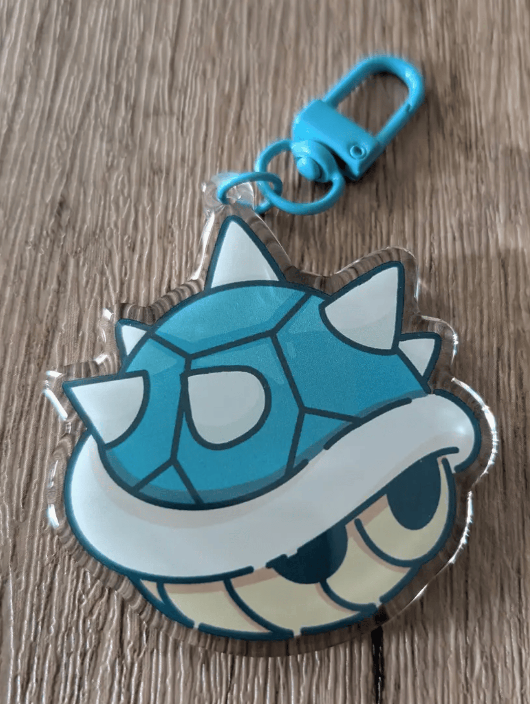 Sadsquatch Miscellaneous > Keychains Blue Shell - Super Mario Kart Koopa Nintendo Charm Keychain CHARM-BLSHL