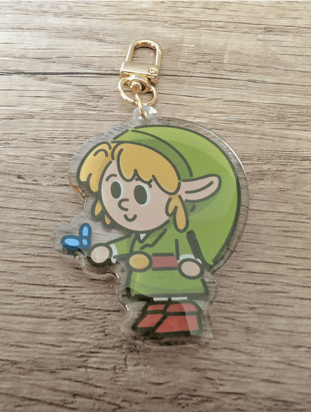 Sadsquatch Miscellaneous > Keychains Link and Navi - Legend of Zelda Nintendo Charm Keychain CHARM-LINK