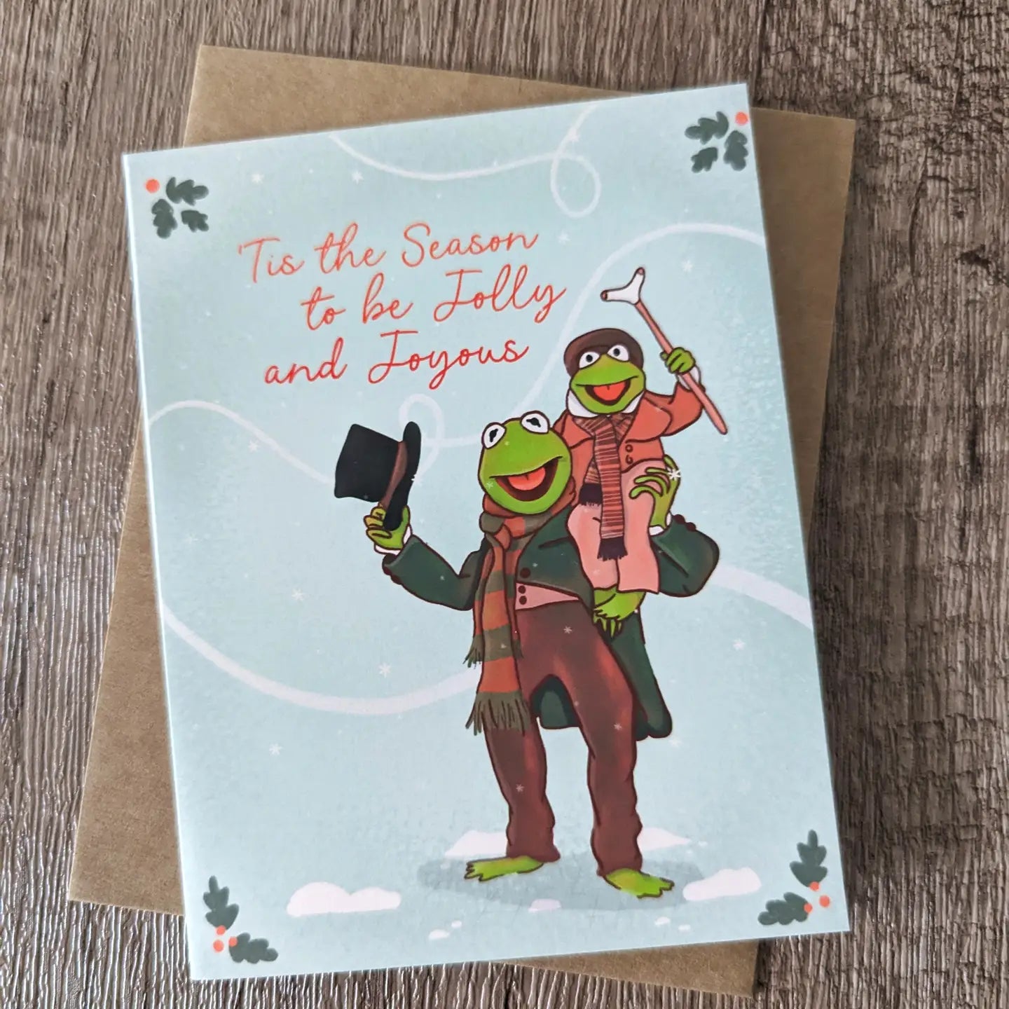 Sadsquatch Stationery > Greeting Cards Season To Be Jolly and Joyous - Muppet Christmas Carol Card 68838908