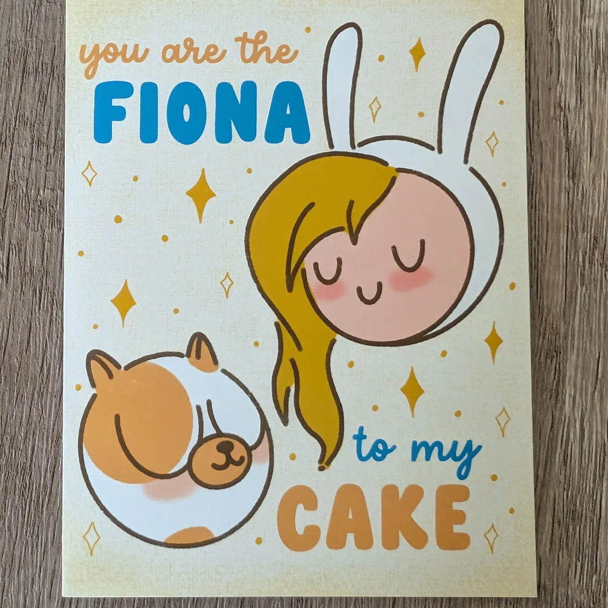 Sadsquatch Stationery > Greeting Cards You are the Fiona to My Cake Card CARDS-FANDC