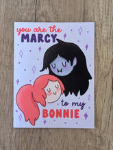 Sadsquatch Stationery > Greeting Cards You are the Marcy to My Bonnie Card CARDS-MANDB