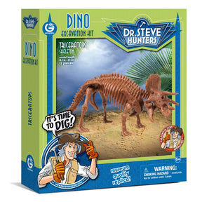 Safari, Ltd. Model Kits > Other Model Kits Geoworld: Dino Excavation Kit - Triceratops Skeleton 811170018135 102401