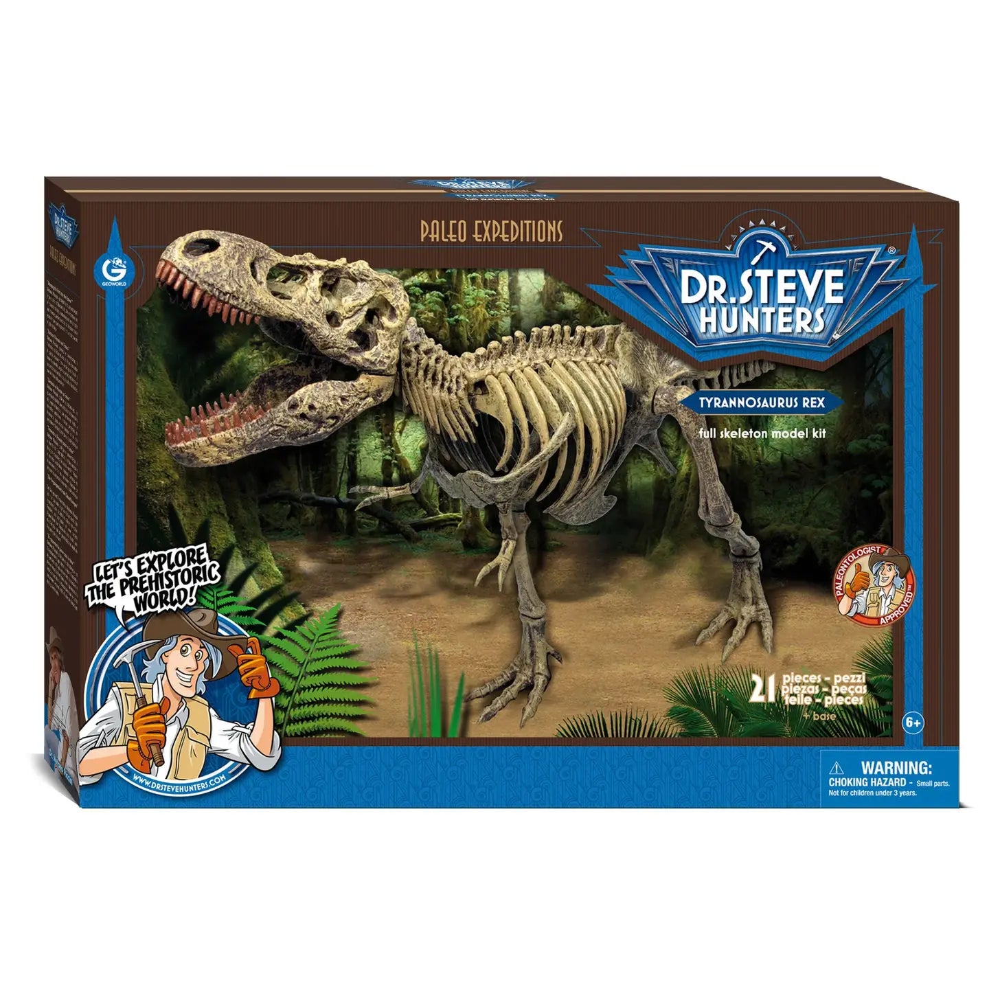Safari, Ltd. Model Kits > Other Model Kits Geoworld: Paleo Expeditions - T. Rex Kit 811170017947 102393