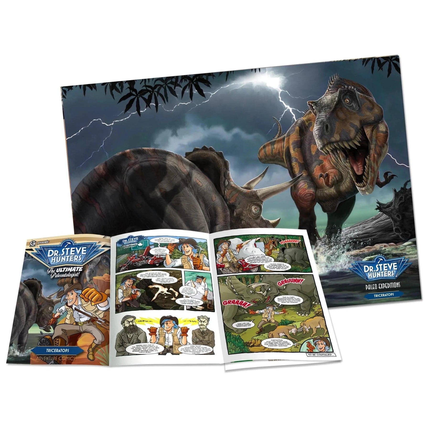 Safari, Ltd. Model Kits > Other Model Kits Geoworld: Paleo Expeditions - Triceratops Kit 811170017961 102395
