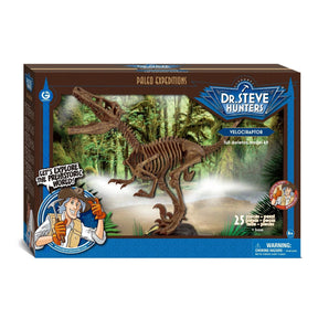 Safari, Ltd. Model Kits > Other Model Kits Geoworld: Paleo Expeditions - Velociraptor Kit 811170017954 102394