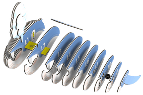 Safari Ltd. Puzzles > 3D Puzzles EUGY Blue Whale 3D Puzzle 9421035150569 105647