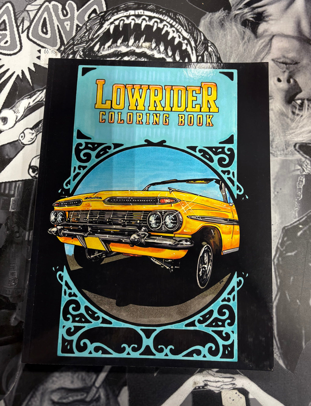 SCB Books > Coloring Books Lowrider Coloring Book 9789185639410 9789185639410