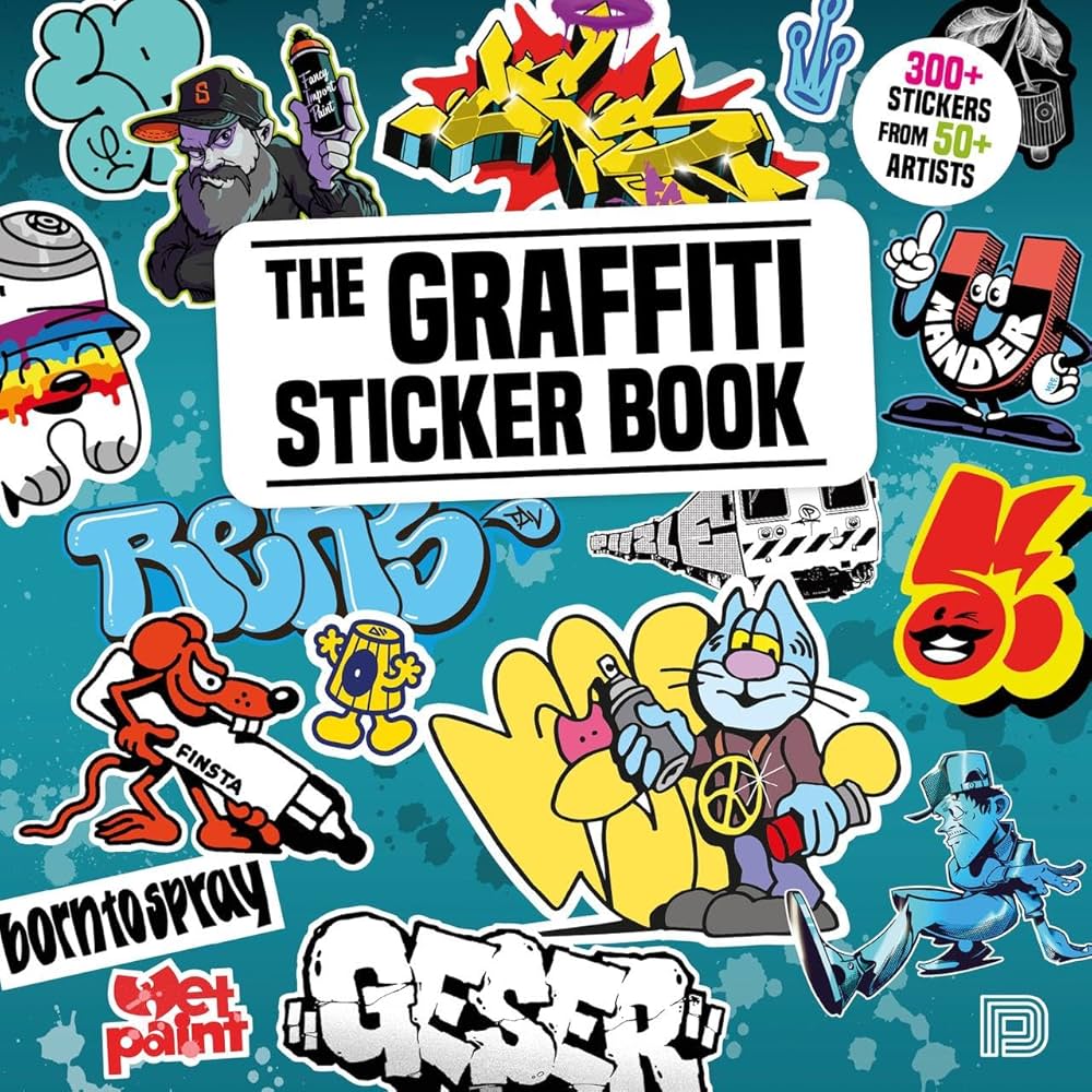 SCB Books The Graffiti Sticker Book 9789189944039
