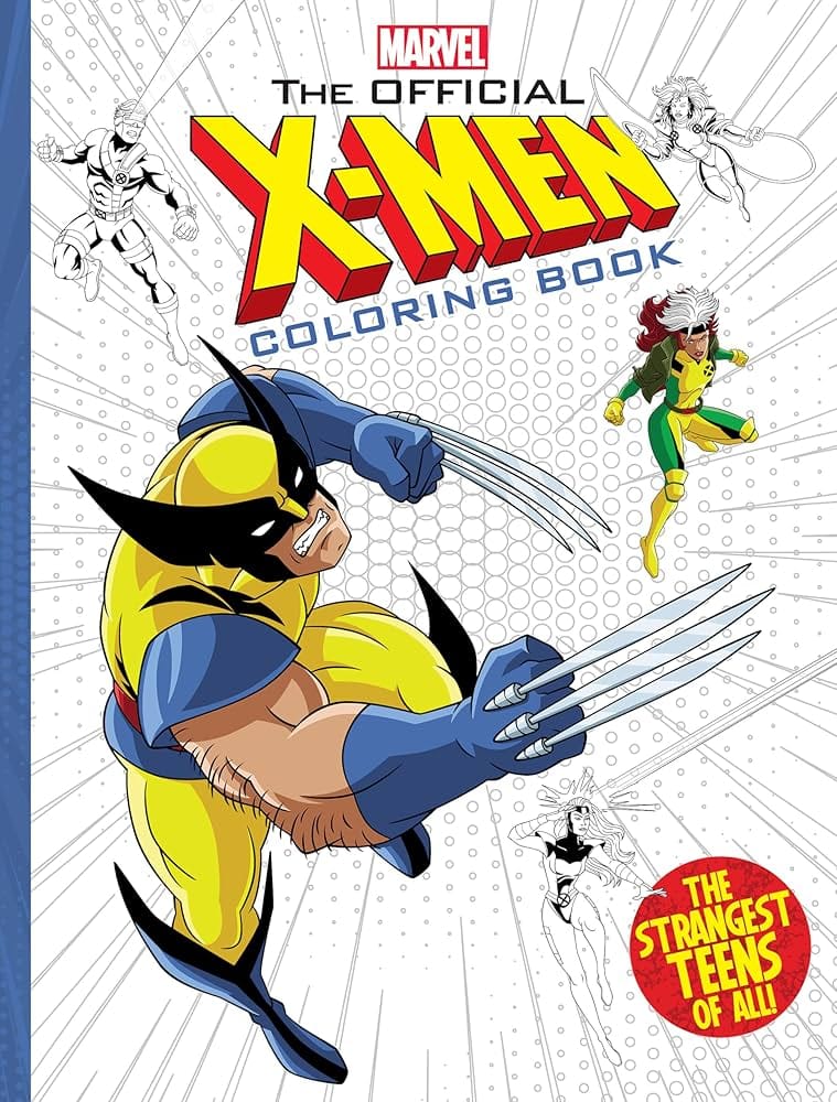 Scholastic Books > Coloring Books The Official X-Men Coloring Book 9781546119968 1546119965