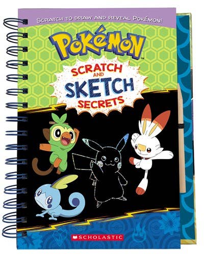 Scholastic Books Scratch And Sketch Secrets 9781338636543 9781338636543