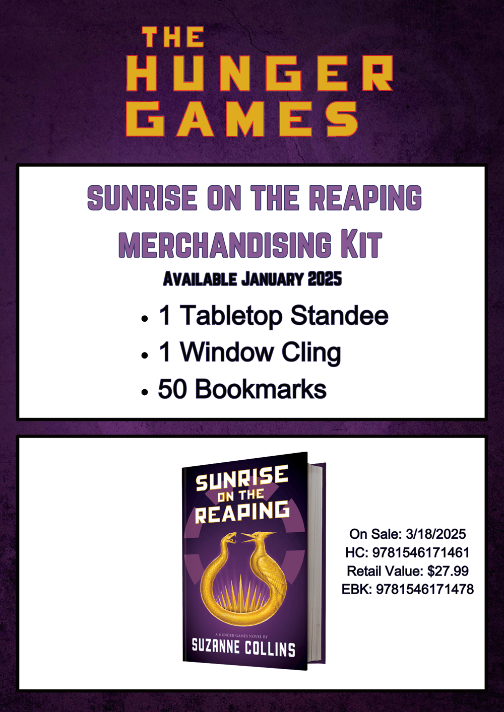 Scholastic Books Sunrise On The Reaping 9781546171461 9781546171461