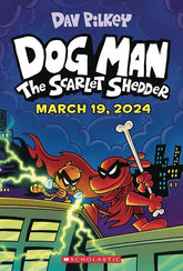 Scholastic Graphic Novel > Kids DOG MAN HC VOL 12 SCARLET SHREDDER 9781338896435 0625SH655