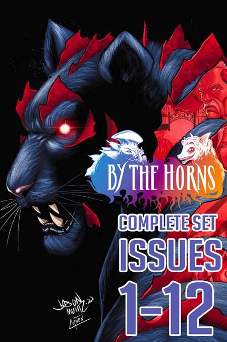 Scout Comics Comic Books BY THE HORNS VOL 2 DARK EARTH COMPLETE SET 02221172323300211 1123SC433