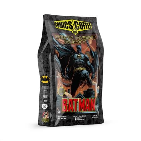 Scout Comics Comic Books COMICS ON COFFEE BATMAN DARK KNIGHT ROAST 12OZ BAG 850037509201 1023SC504