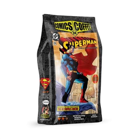 Scout Comics Comic Books COMICS ON COFFEE SUPERMAN METROPOLIS MOCHA 12OZ BAG 850037509232 1023SC505