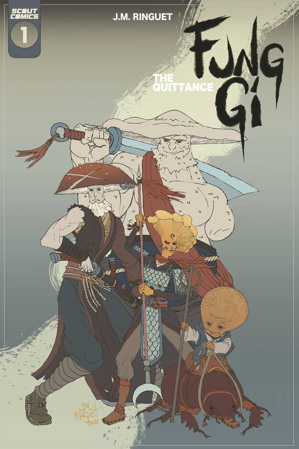 Scout Comics Comic Books FUNG GI #1 CVR B JM RINGUET 02221171425500121 JUL231957