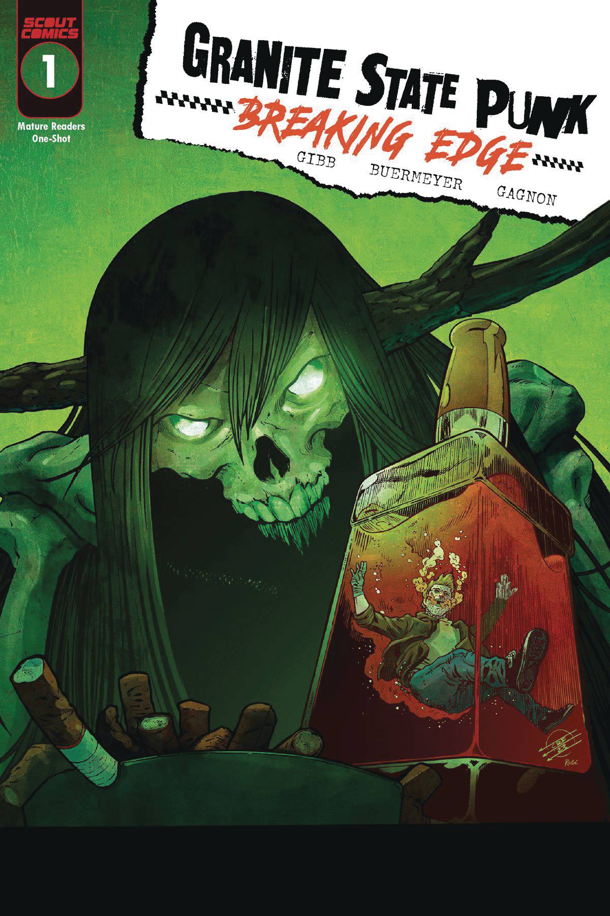 Scout Comics Comic Books GRANITE STATE PUNK BREAKING EDGE #1 CVR B C R FLORENCE 02221171625900121 AUG232206
