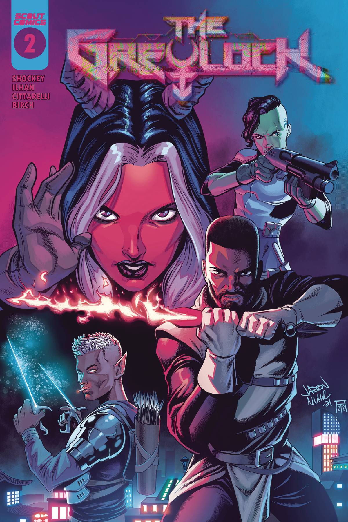 SCOUT COMICS Comic Books Greylock #2 Cvr B Jason Muhr 02221171626600221 DEC231711