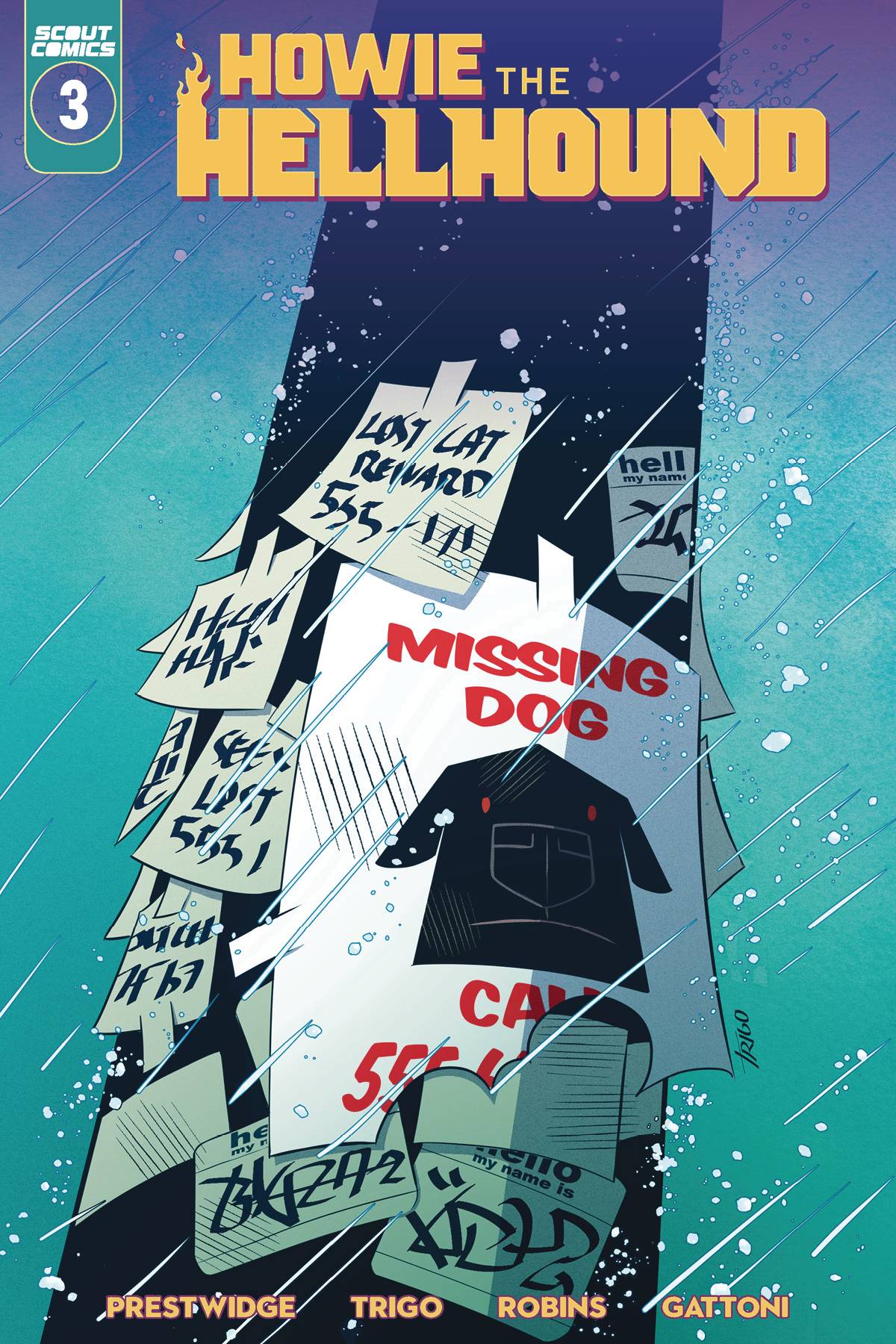 SCOUT COMICS Comic Books Howie The Hellhound #3 02221171628000311 DEC231713