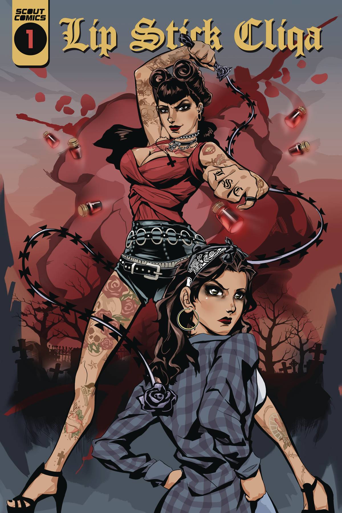 Scout Comics Comic Books LIPSTICK CLIQA #1 CVR B GERSHON VILLAMOR 02221171920500121 SEP231960