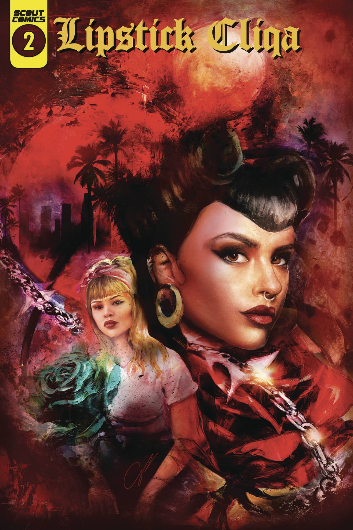 SCOUT COMICS Comic Books Lipstick Cliqa #2 Cvr A Cameron Prior 02221171920500211 DEC231715