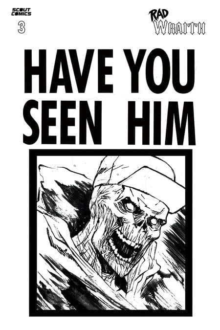 Scout Comics Comic Books RAD WRAITH #3 (OF 3) CVR B CHRISTIAN DIBARI BW VAR (MR) 02221171721800321 1023SC522