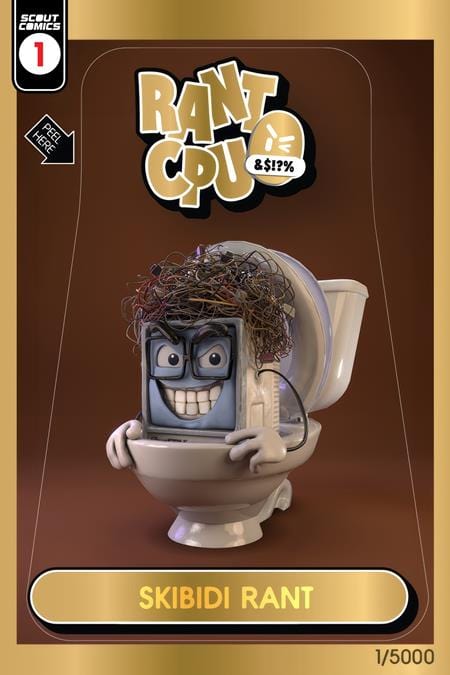 Scout Comics Comic Books RANT CPU #1 (ONE SHOT) CVR C MK PERKER SKIBIDI RANT GARBAGE PAIL KIDS HOMAGE VAR 02221173125200311 0924SC617